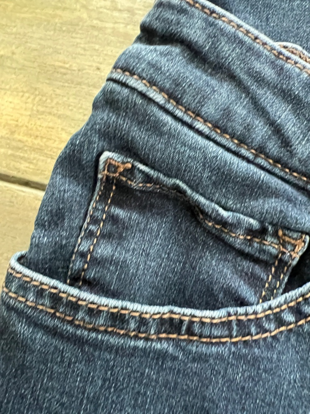 Falls Creek Dark Blue Skinny Jeans - Picture 9 of 10